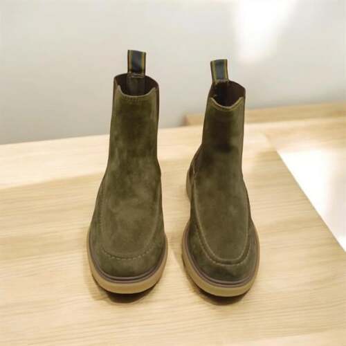 Kale Haki Süet Chelsea Kadın Bot - 5