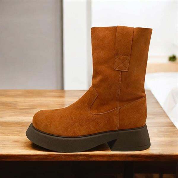 Kayla Kiremit Süet Kadın Bot - 4