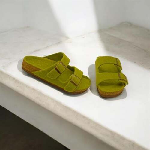 Keche Yeşil Kadın Kışlık Ev Terliği