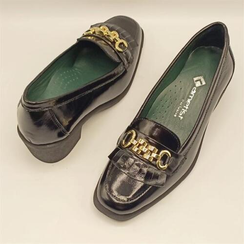 Lady Siyah Rugan Kadın Günlük Ayakkabı - 2