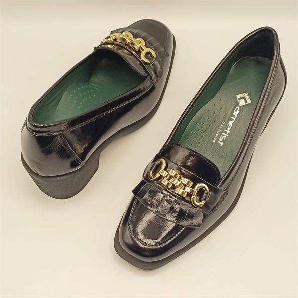 Lady Siyah Rugan Kadın Günlük Ayakkabı - 2