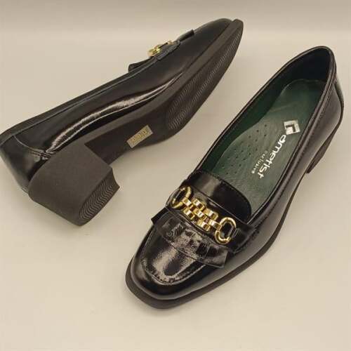 Lady Siyah Rugan Kadın Günlük Ayakkabı - 3