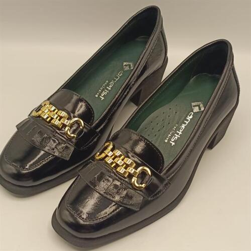 Lady Siyah Rugan Kadın Günlük Ayakkabı - 4