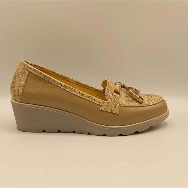 Lexi Bej Günlük Kadın Ayakkabı | Hakiki Deri, Konforlu Taban | El İşçiliği - 2