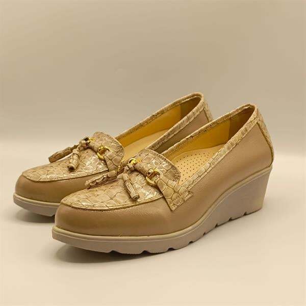 Lexi Bej Günlük Kadın Ayakkabı | Hakiki Deri, Konforlu Taban | El İşçiliği - 3