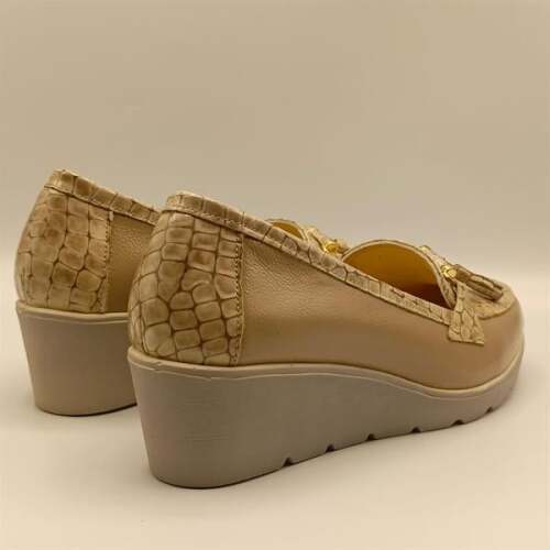 Lexi Bej Günlük Kadın Ayakkabı | Hakiki Deri, Konforlu Taban | El İşçiliği - 4