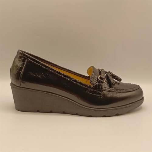 Lexi Siyah Günlük Kadın Ayakkabı | Hakiki Deri, Konforlu Taban | El İşçiliği