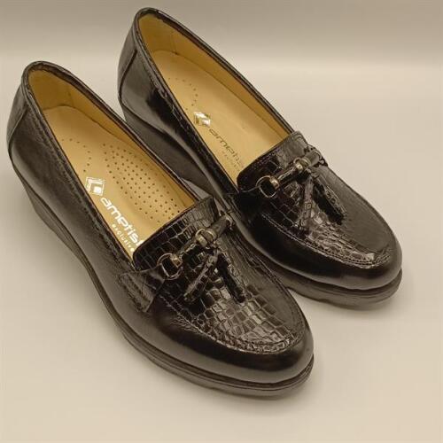 Lexi Siyah Günlük Kadın Ayakkabı | Hakiki Deri, Konforlu Taban | El İşçiliği - 2