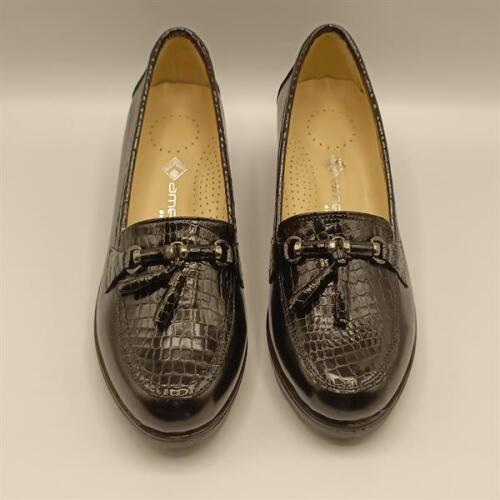 Lexi Siyah Günlük Kadın Ayakkabı | Hakiki Deri, Konforlu Taban | El İşçiliği - 3