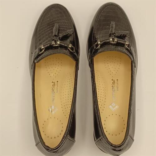 Lexi Siyah Günlük Kadın Ayakkabı | Hakiki Deri, Konforlu Taban | El İşçiliği - 7