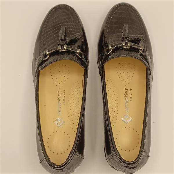 Lexi Siyah Günlük Kadın Ayakkabı | Hakiki Deri, Konforlu Taban | El İşçiliği - 7