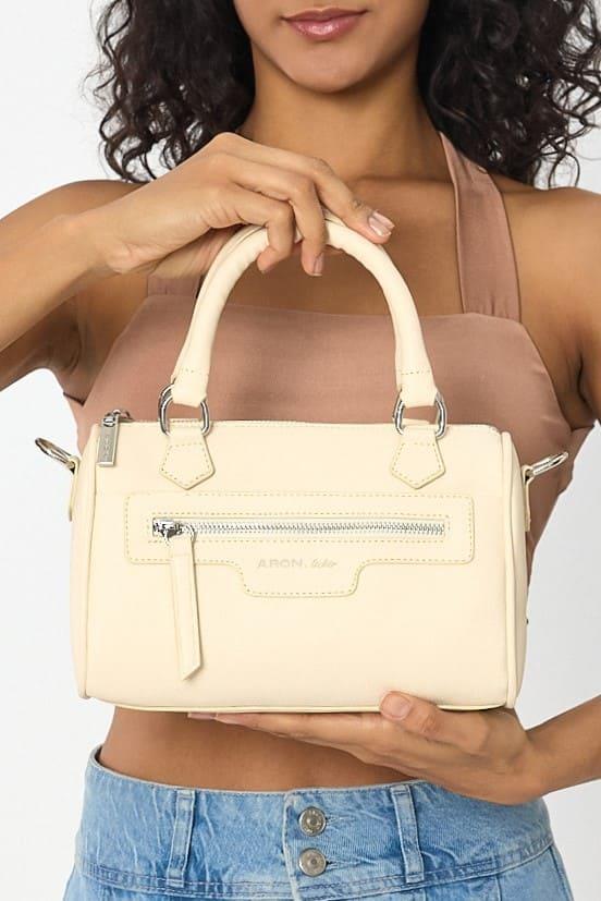 Lorena Bej Çok Gözlü Kadın El Çantası - 1