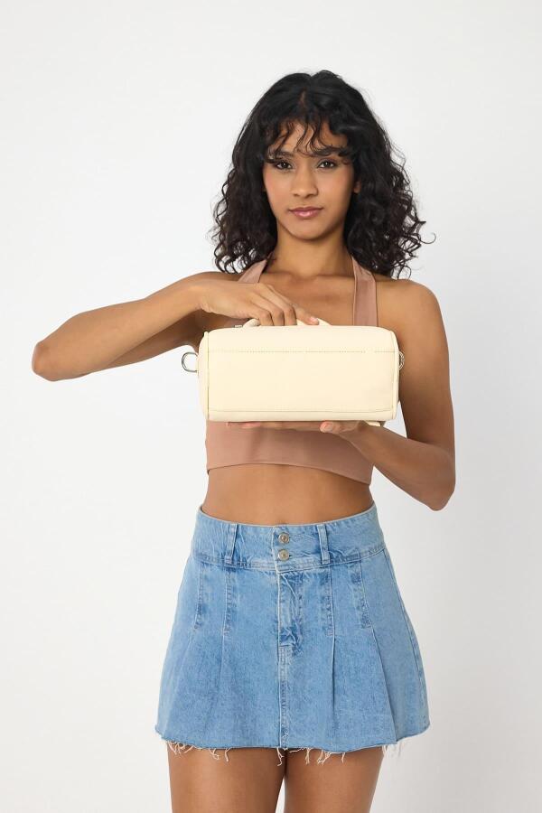 Lorena Bej Çok Gözlü Kadın El Çantası - 6