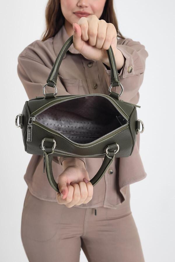 Lorena Haki Çok Gözlü Kadın El Çantası - 8