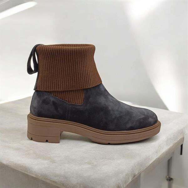 Marin Lacivert Süet Kadın Chelsea Bot - 1