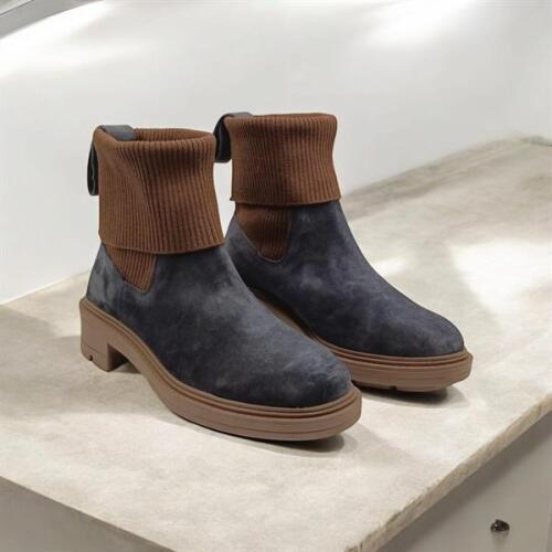 Marin Lacivert Süet Kadın Chelsea Bot - 2