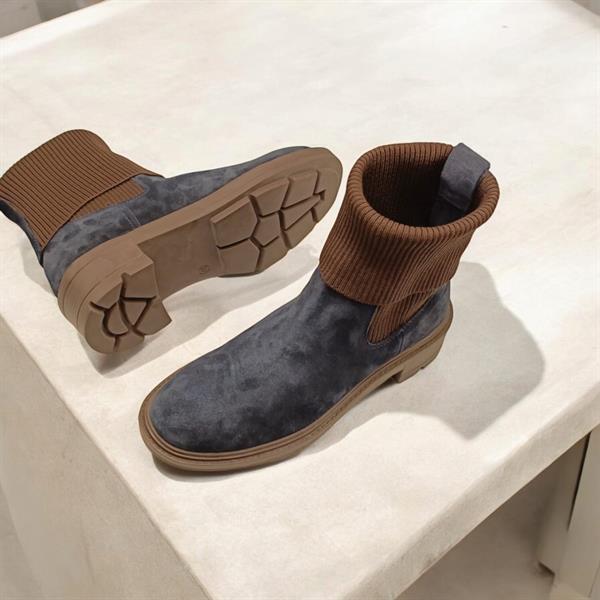 Marin Lacivert Süet Kadın Chelsea Bot - 6