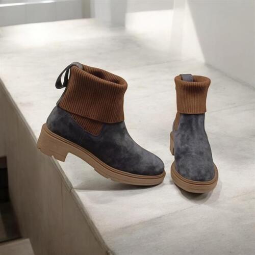 Marin Lacivert Süet Kadın Chelsea Bot - 7