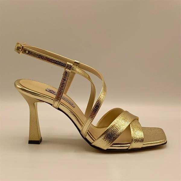 Marla Gold Topuklu Sandalet - 1