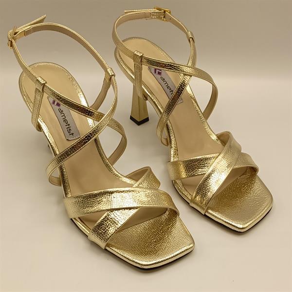 Marla Gold Topuklu Sandalet - 2