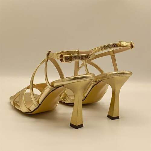 Marla Gold Topuklu Sandalet - 5