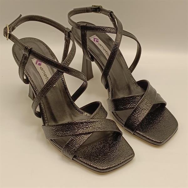 Marla Siyah Topuklu Sandalet - 2