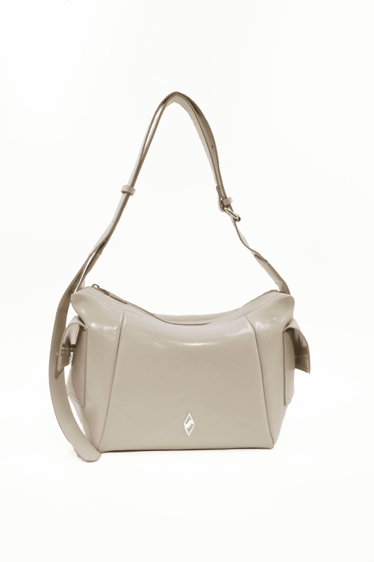 Martina Vizon Kırışık Mat Rugan Kadın Omuz Ve Çapraz Çantası