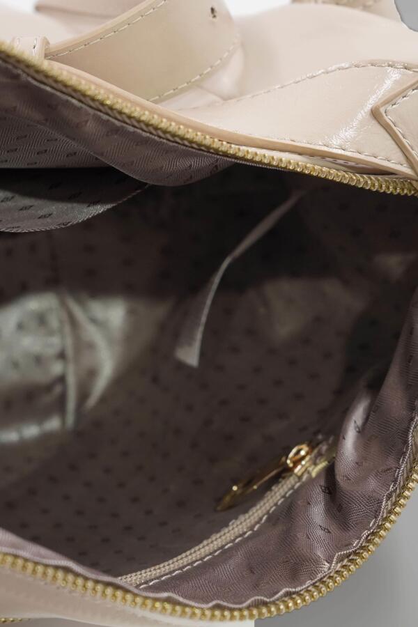 Martina Vizon Kırışık Mat Rugan Kadın Omuz Ve Çapraz Çantası - 5