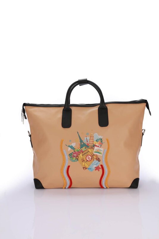 Massima Koyu Bej Seyahat Çantası