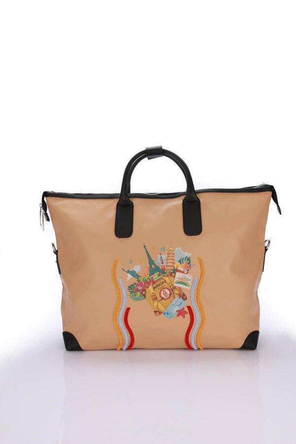 Massima Koyu Bej Seyahat Çantası - 1