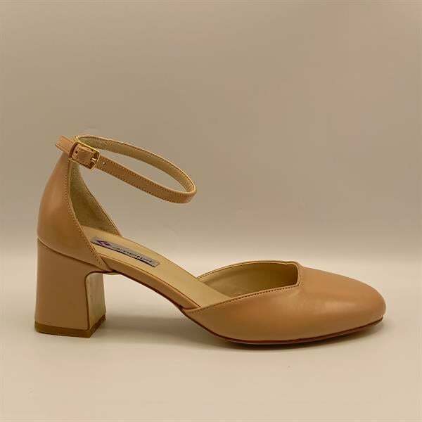 Matilda Nud Kalın Topuklu Ayakkabı - 1