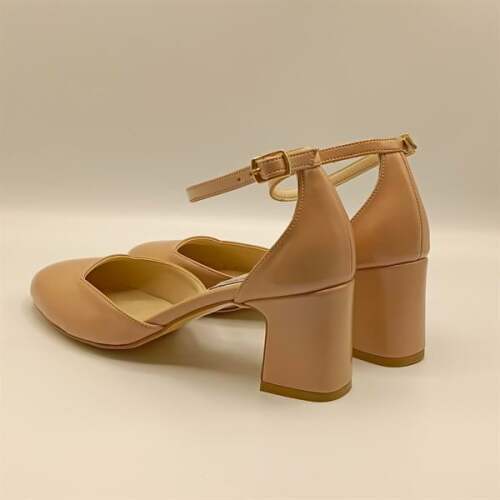 Matilda Nud Kalın Topuklu Ayakkabı - 5