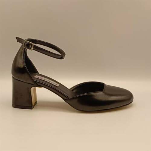 Matilda Siyah Kalın Topuklu Ayakkabı