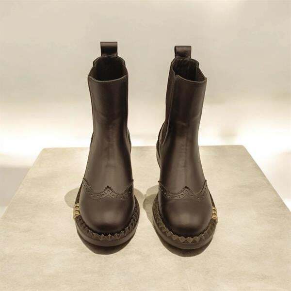 Milan Siyah Deri Kadın Bot - 2