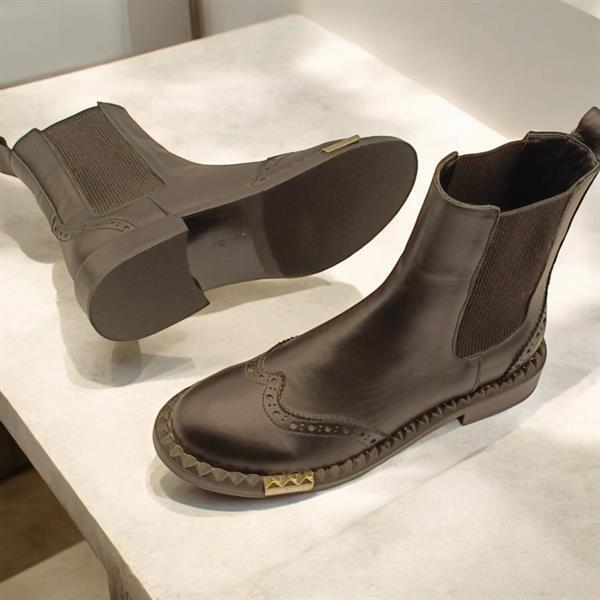 Milan Siyah Deri Kadın Bot - 4