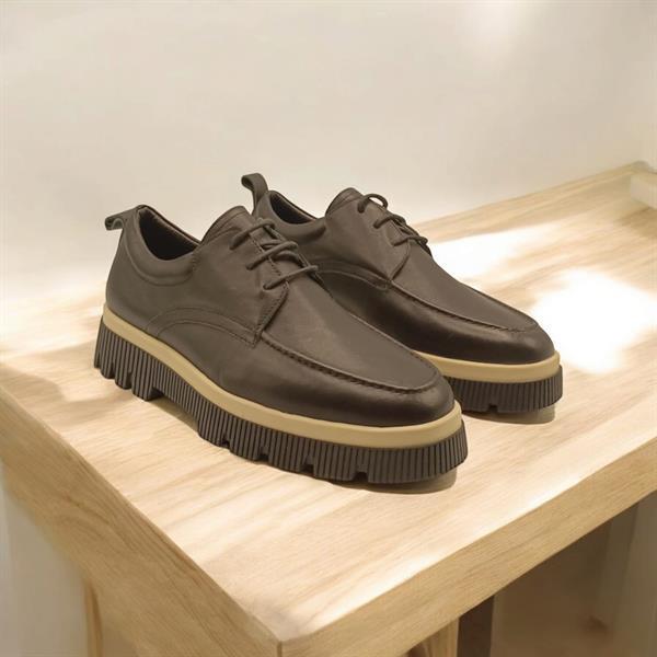 Milas Siyah Deri Günlük Kadın Ayakkabı - 2