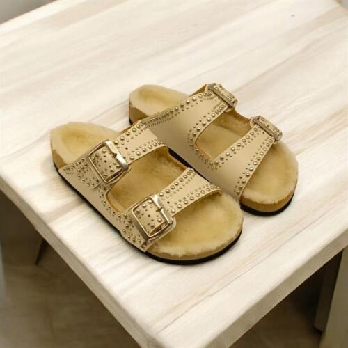 Mina Kışlık Ortopedik Bej Kadın Terlik - 3