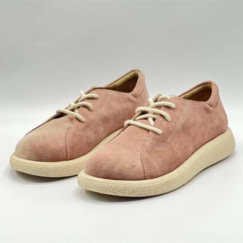 Montana Pudra Hakiki Deri Kadın Ayakkabı | Ametist Exclusive - 4