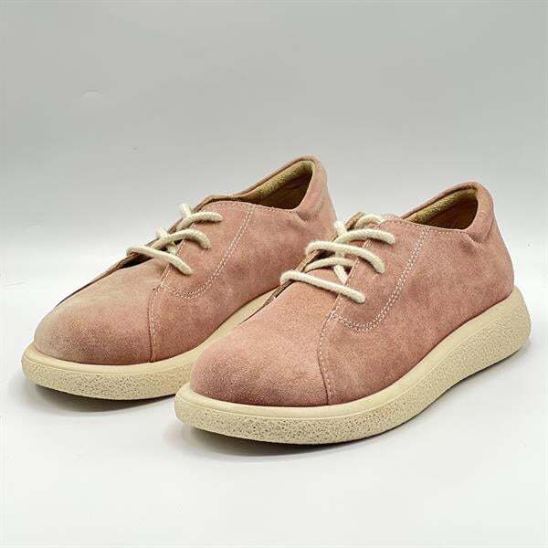 Montana Pudra Hakiki Deri Kadın Ayakkabı | Ametist Exclusive - 4