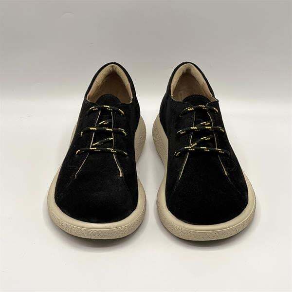 Montana Siyah Hakiki Deri Kadın Ayakkabı | Ametist Exclusive - 3