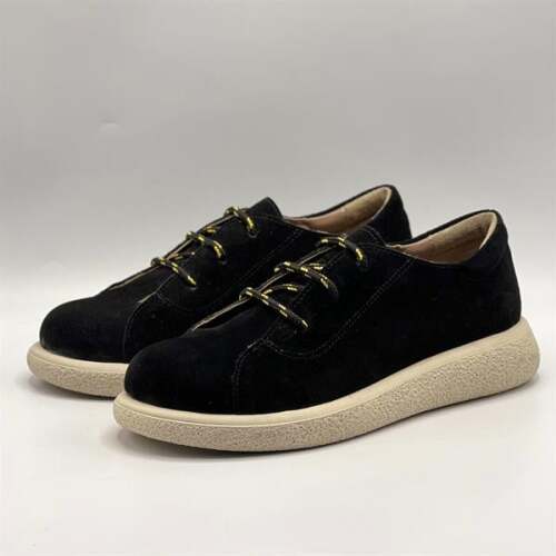 Montana Siyah Hakiki Deri Kadın Ayakkabı | Ametist Exclusive - 4