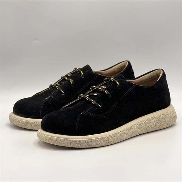 Montana Siyah Hakiki Deri Kadın Ayakkabı | Ametist Exclusive - 4