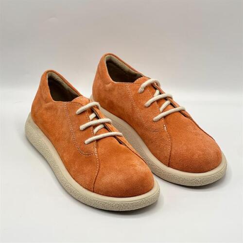 Montana Turuncu Hakiki Deri Kadın Ayakkabı | Ametist Exclusive - 2