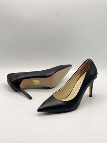 Nadia %100 Gerçek Deri Siyah Stiletto – 9 cm Topuk - 5