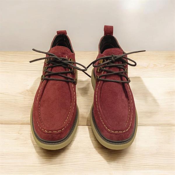 Neptün Bordo Süet Kadın Bot - 1