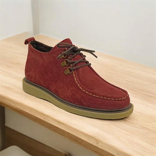 Neptün Bordo Süet Kadın Bot - 5