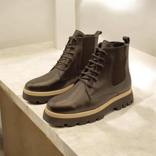 Nova Siyah Deri Kadın Bot - 4