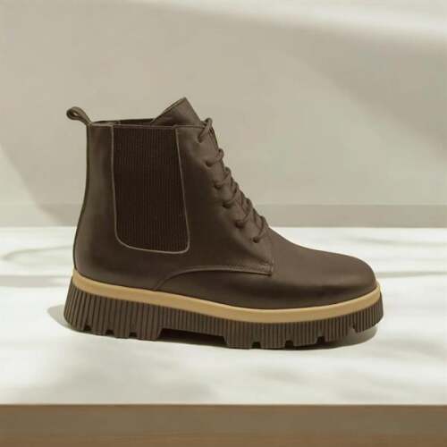 Nova Siyah Deri Kadın Bot - 7