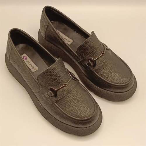 Osiris Siyah Deri Kadın Günlük Ayakkabı - 2