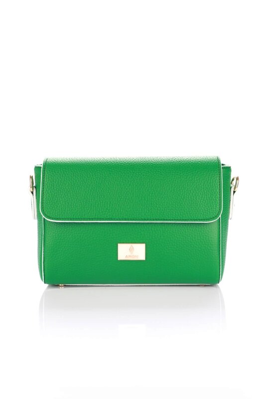 Pamela Çimen Yeşili Kadın Omuz Çantası